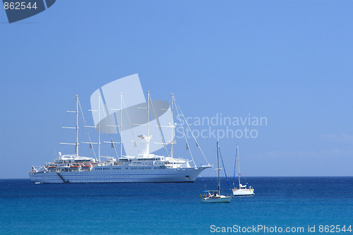 Image of summer on the beach in Greece