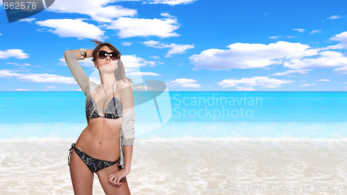 Image of woman in bikini