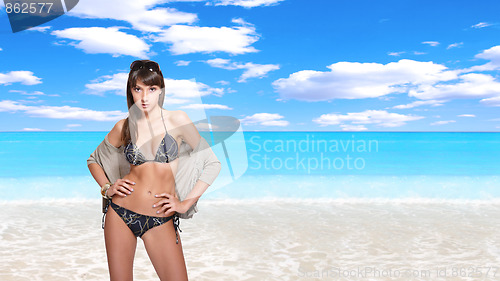 Image of woman in bikini