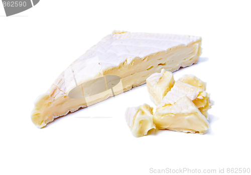 Image of Wedge of Gourmet  Brie Cheese