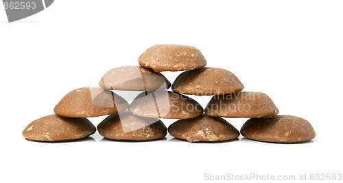 Image of Heap of brown cane sugar