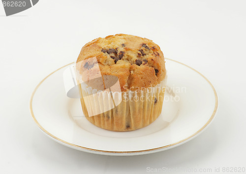 Image of chocolate chip muffin