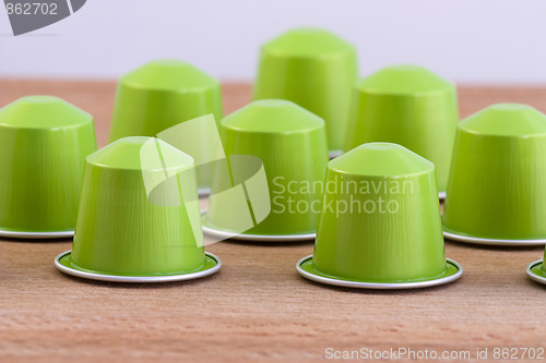 Image of coffee capsules