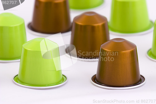 Image of coffee capsules