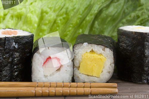Image of japanese sushi