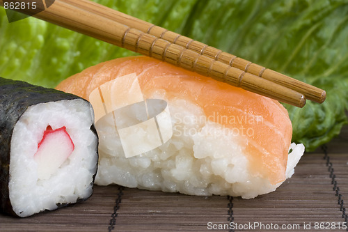 Image of japanese sushi