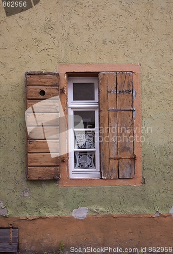 Image of Old Windows and Shutters