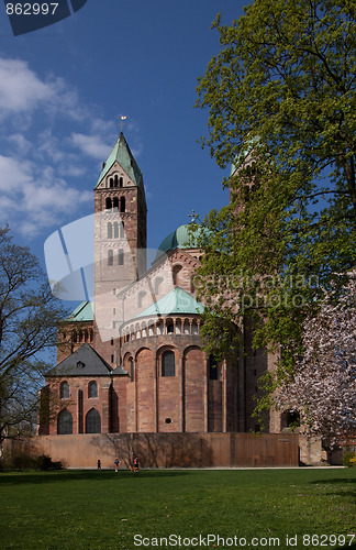 Image of East side of the cathedral at Speyer, Germany