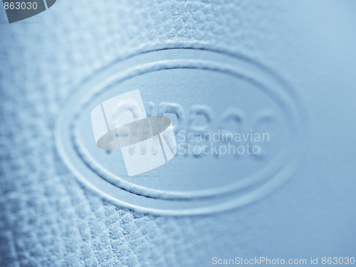 Image of Airbag label