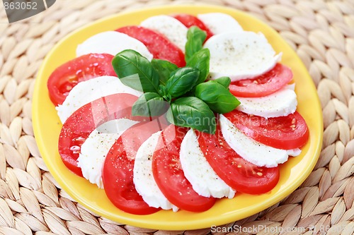Image of caprese salad