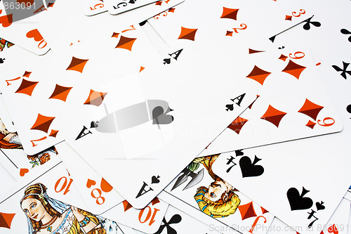 Image of Playing cards background