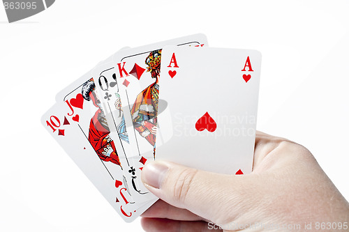 Image of Poker - straight