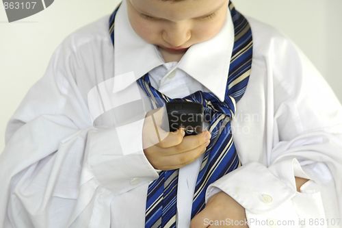 Image of Little businessman