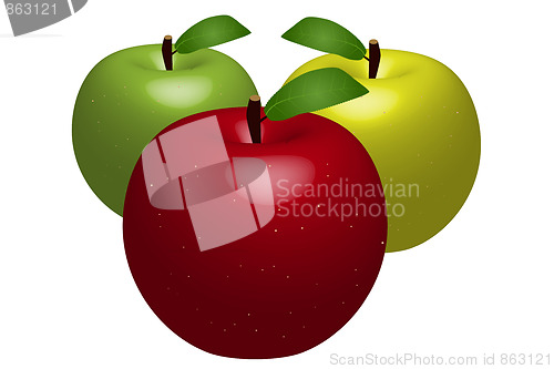 Image of Apples Illustration