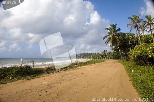 Image of Long Bay Corn Island Nicaragua undeveloped beach