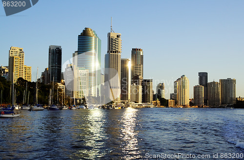 Image of Brisbane City Skyline Australia