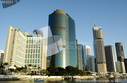 Image of Brisbane City Skyline Australia