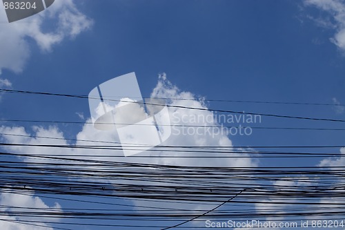 Image of city cables