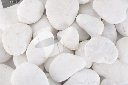 Image of white stones