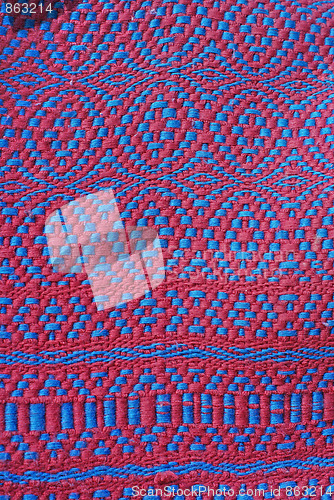 Image of Rug background with geometric pattern