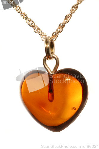 Image of amber heart