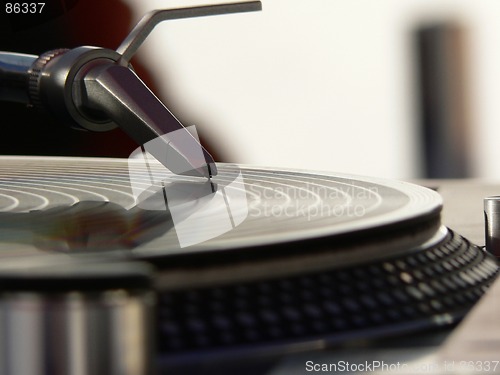 Image of Needle on a record