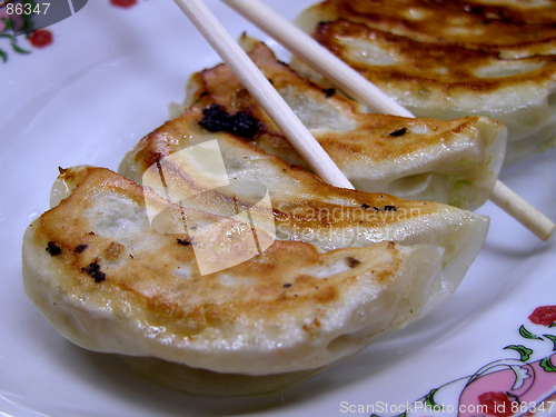 Image of Gyoza And Chopsticks