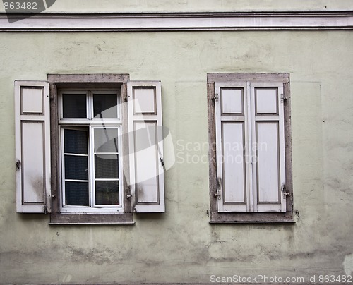 Image of Old Windows and Shutters