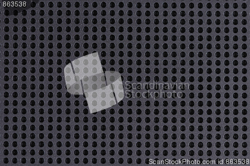 Image of metallic grid
