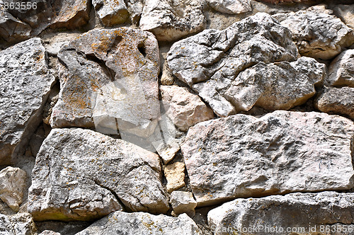 Image of close up stone texture with cracks