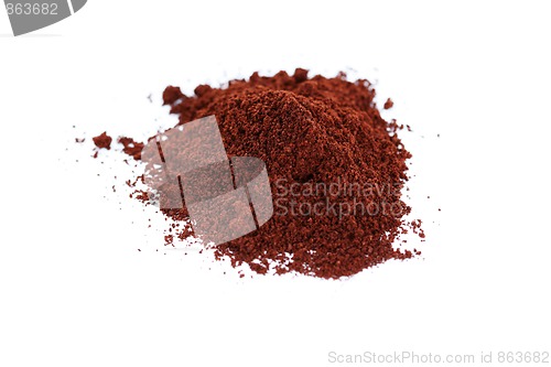 Image of pile of grain coffee