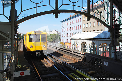 Image of berlin subway train