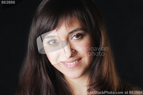 Image of Portrait of brunette