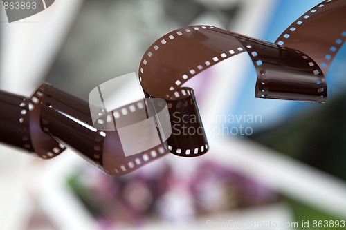 Image of Old camera film strip