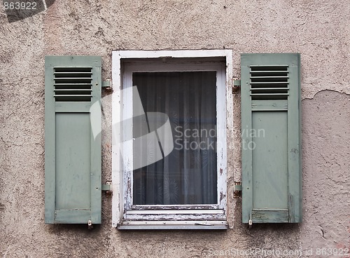 Image of Old Windows and Shutters