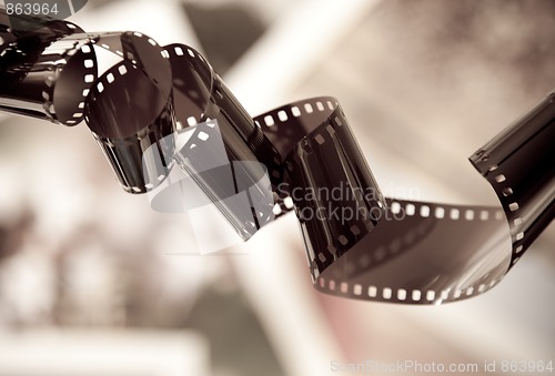 Image of Old camera film strip