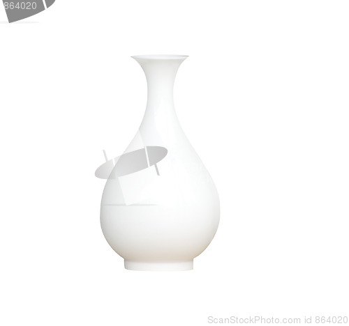 Image of white ceramic vase 