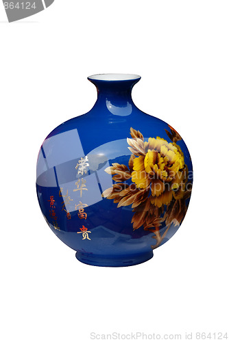 Image of blue vase