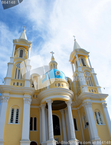 Image of Church in small town