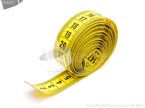 Image of Yellow measuring tape