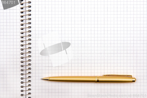 Image of Notepad and pen