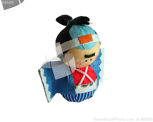 Image of Samurai paper doll