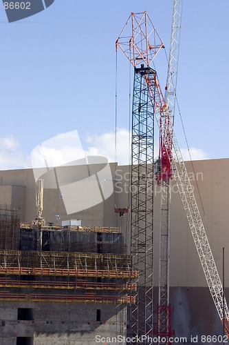 Image of Construction Site and a Crane
