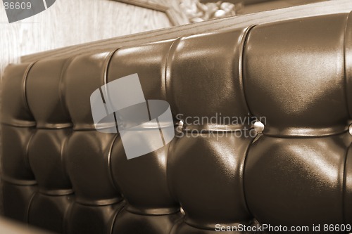 Image of Close up on a Restaurant Booth