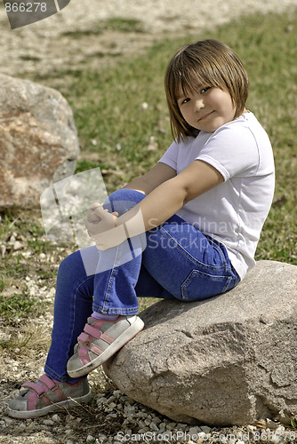 Image of Cute Kindergarten Girl