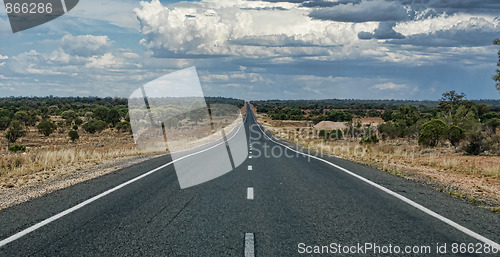 Image of long road to nowhere