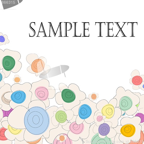 Image of Floral card