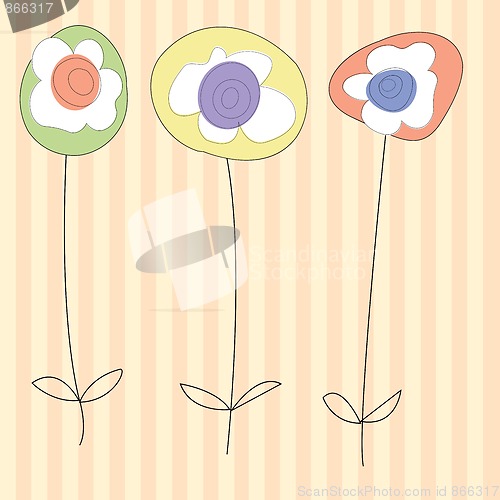 Image of Floral card
