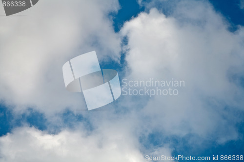 Image of sky covered with clouds