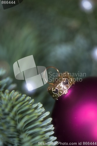 Image of Christmas bauble Advent decoration